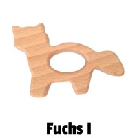 Beißanhänger Holz Fuchs I